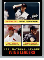 2002 Upper Deck Vintage #276 Top 3 NL Wins