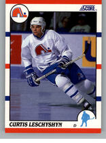 1990 Score Base Set #92 Curtis Leschyshyn