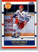1990 Score Base Set #390 Steven Rice