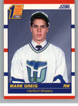 1990 Score Base Set #431 Mark Greig
