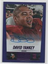 2014 Panini Hot Rookies Rookie Signatures Purple #360 David Yankey