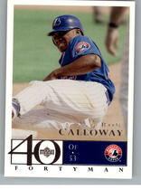 2003 Upper Deck 40-Man #558 Ron Calloway