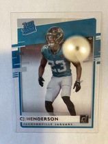 2020 Panini Chronicles Clearly Donruss Rated Rookies #43 Cj Henderson