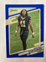 2021 Donruss No Helmet Photo Variation Press Proof Blue #94 Alvin Kamara