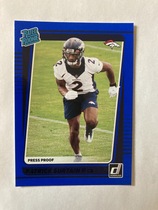 2021 Donruss Press Proof Blue #330 Patrick Surtain