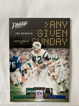 2021 Panini Prestige Any Given Sunday #AGS-JN Joe Namath