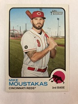 2022 Topps Heritage #4 Mike Moustakas