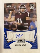 2021 Leaf Draft Autos Blue #BA-KM1 Kellen Mond