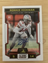 2023 Score Signatures #368 Ronnie Hickman