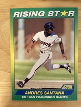 1992 Score 100 Rising Stars #32 Andres Santana