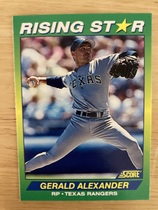 1992 Score 100 Rising Stars #99 Gerald Alexander