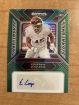 2024 Panini Prizm Draft Picks Sensational Signatures Green Prizm #6 Edgerrin Cooper