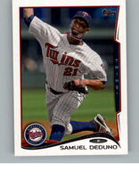 2014 Topps Mini #463 Samuel Deduno