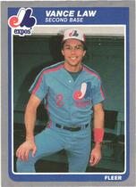 1985 Fleer Update #70 Vance Law