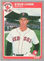 1985 Fleer Update #76 Steve Lyons