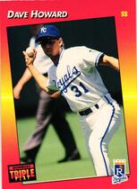 1992 Donruss Triple Play #201 Dave Howard