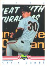 1992 Classic Classic/Best #320 Chris Gambs