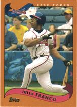 2002 Topps Base Set #424 Julio Franco