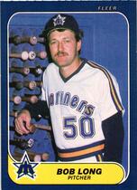 1986 Fleer Base Set #468 Bob Long