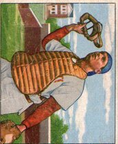 1950 Bowman Base Set #168 Bob Scheffing