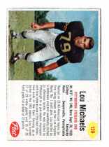 1962 Post Cereal #128 Lou Michaels