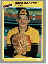 1985 Fleer Base Set #27 Greg Booker