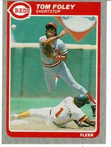 1985 Fleer Base Set #535 Tom Foley