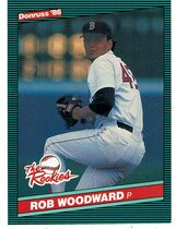1986 Donruss Rookies #53 Rob Woodward