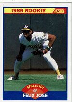 1989 Score Base Set #630 Sandy Alomar Jr.