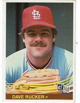 1984 Donruss Base Set #260 Dave Rucker