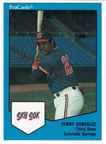 1989 ProCards Colorado Springs Sky Sox #248 Denny Gonzalez