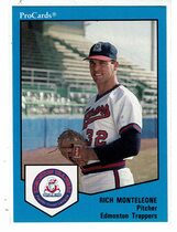 1989 ProCards Edmonton Trappers #564 Rich Monteleone