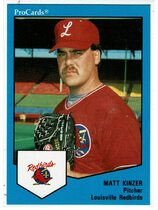 1989 ProCards Louisville Redbirds #1255 Matt Kinzer