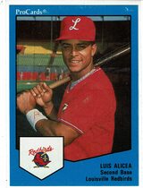 1989 ProCards Louisville Redbirds #1263 Luis Alicea