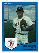 1989 ProCards Pawtucket Red Sox #685 John Trautwein