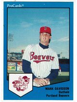 1989 ProCards Portland Beavers #227 Mark Davidson