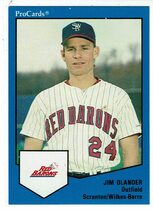 1989 ProCards Scranton/Wilkes-Barre Red Barons #723 Jim Olander