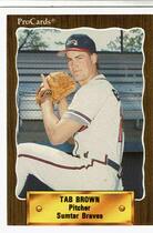 1990 ProCards Sumter Braves #2425 Tab Brown