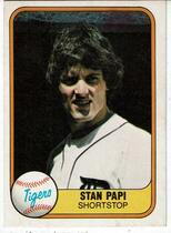 1981 Fleer Base Set #480 Stan Papi