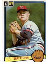 1983 Donruss Base Set #354 Terry Felton