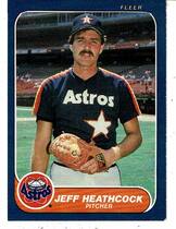 1986 Fleer Base Set #302 Jeff Heathcock