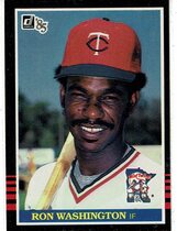 1985 Donruss Base Set #391 Ron Washington