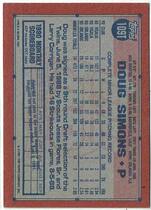 1991 Topps Traded Retail (Gray Stock Back) #109T Doug Simons