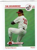 1991 Line Drive AAA #406 Tim Drummond