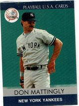 1991 Playball Mattingly #26 Don Mattingly