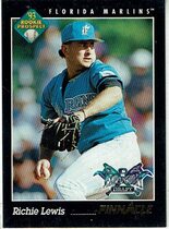 1993 Pinnacle Base Set #608 Richie Lewis