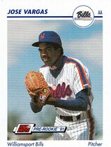 1991 Line Drive AA #645 Jose Vargas