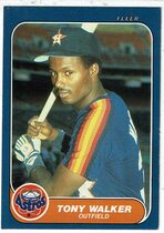 1986 Fleer Update #123 Tony Walker