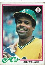 1978 Topps Base Set #604 Earl Williams