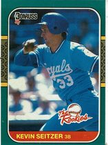 1987 Donruss Rookies #15 Kevin Seitzer